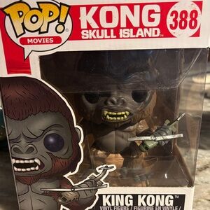 Funko Pop! Kong Skull Island - King Kong with Gray and Green Details